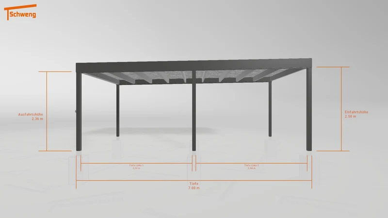 #DE Schweng Flachdachcarport C600+ (ID v4mygb) #MTG