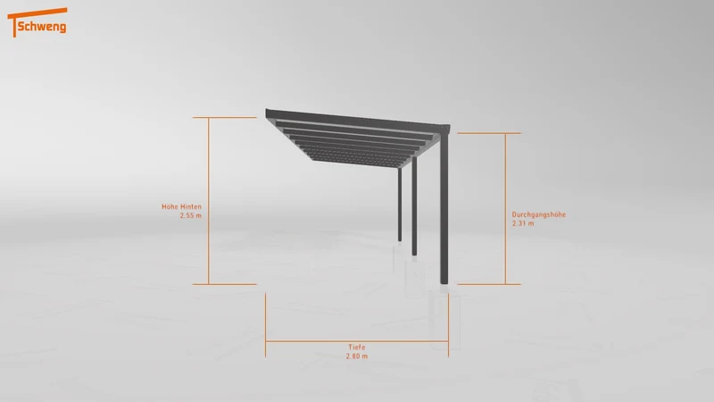 #DE Schweng Terrassenüberdachung S400 (ID qdxg8k)