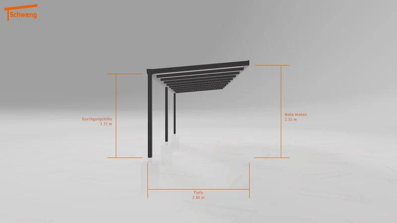 #DE Schweng Terrassenüberdachung S400 (ID qdxg8k)