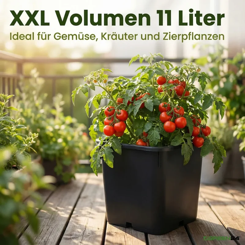 XXL-Pflanztopf 11 Liter – 25 × 25 × 26 cm