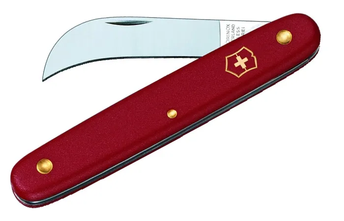 Kopuliermesser 1.9060 – gebogene Klinge, rot