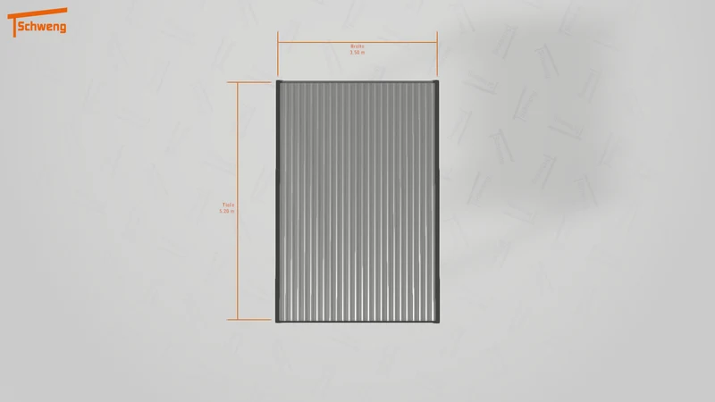 #AT Schweng Flachdachcarport C600+ (ID 42wd39)