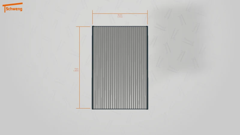 #DE Schweng Flachdachcarport C600 (ID pbpk2z)