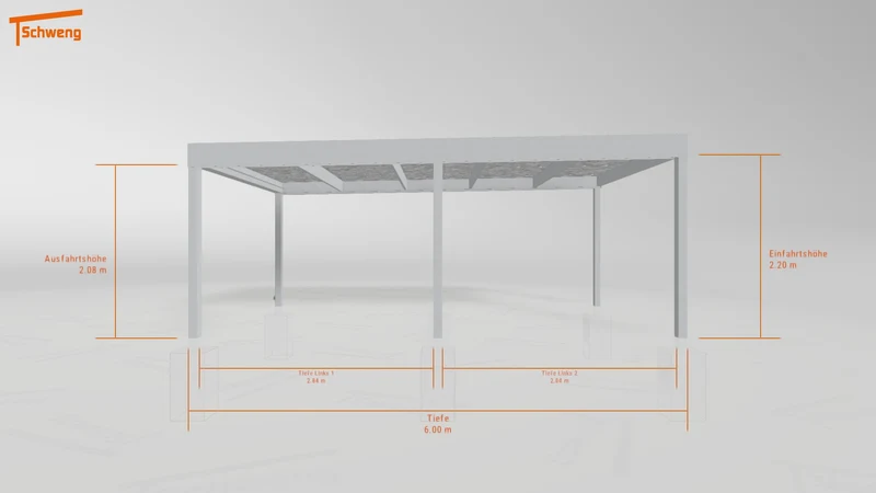 #DE Schweng Flachdachcarport C600 (ID 5mxq44) #MTG