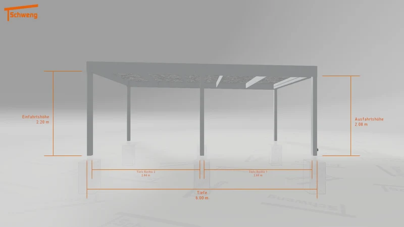 #DE Schweng Flachdachcarport C600 (ID 5mxq44) #MTG