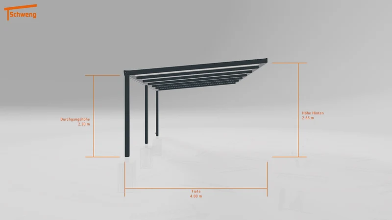 #DE Schweng Pultdachcarport S400 (ID w3xwwg)