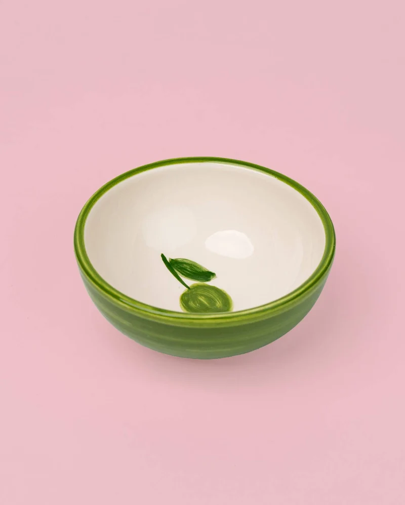Alfar Tierra Cocida | Handgefertigte kleine Keramikschale 'Olive'