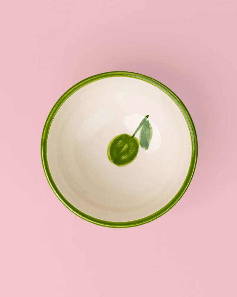 Alfar Tierra Cocida | Handgefertigte kleine Keramikschale 'Olive'