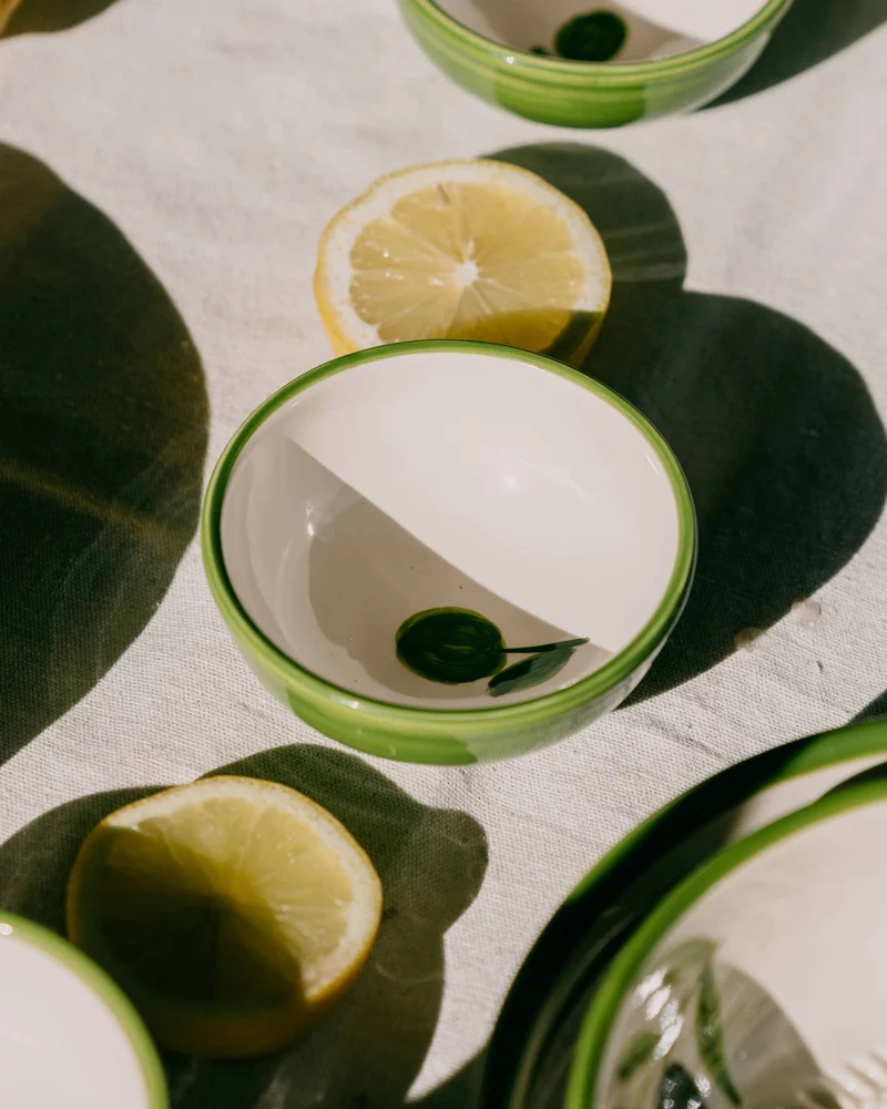 Alfar Tierra Cocida | Handgefertigte kleine Keramikschale 'Olive'