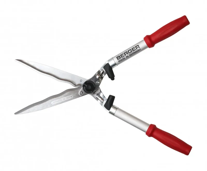 BERGER 4595 Aluminium-Heckenschere mit Wellenschliff