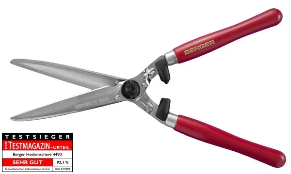 BERGER 4490 Heckenschere mit geraden Klingen