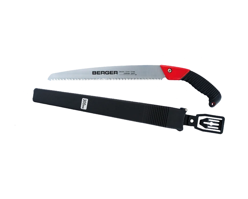 BERGER 64750 Gärtnersäge mit Schutzköcher, 300 mm