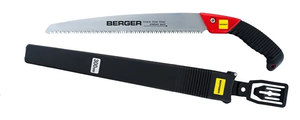 BERGER 64750 Gärtnersäge mit Schutzköcher, 300 mm