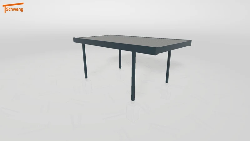 #DE Schweng Flachdachcarport C600+ (ID qdvrry)