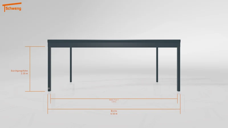 #DE Schweng Terrassenüberdachung S400 (ID g7544r)