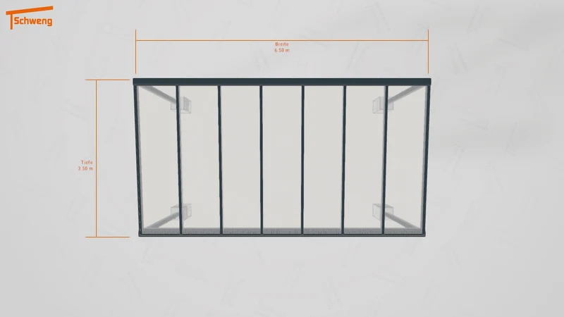 #DE Schweng Terrassenüberdachung S400 (ID g7544r)