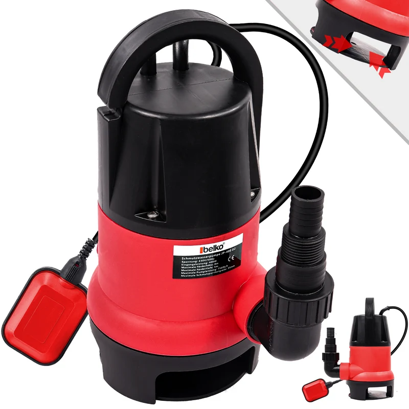 Belko® Schmutzwasserpumpe, 400W, 8000 l/h, 5m