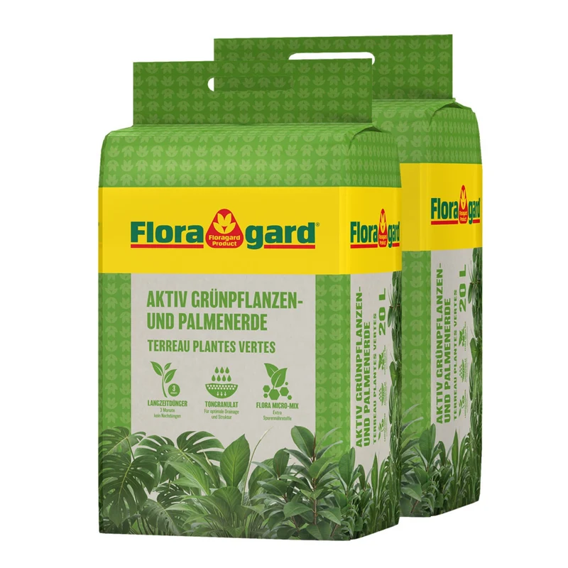 Floragard Aktiv Grünpflanzen- und Palmenerde