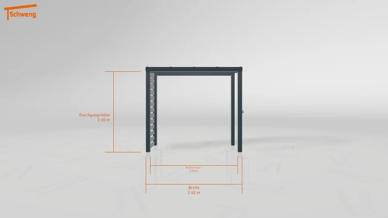 #DE Schweng Terrassenüberdachung S350 (ID 2q8r7g)