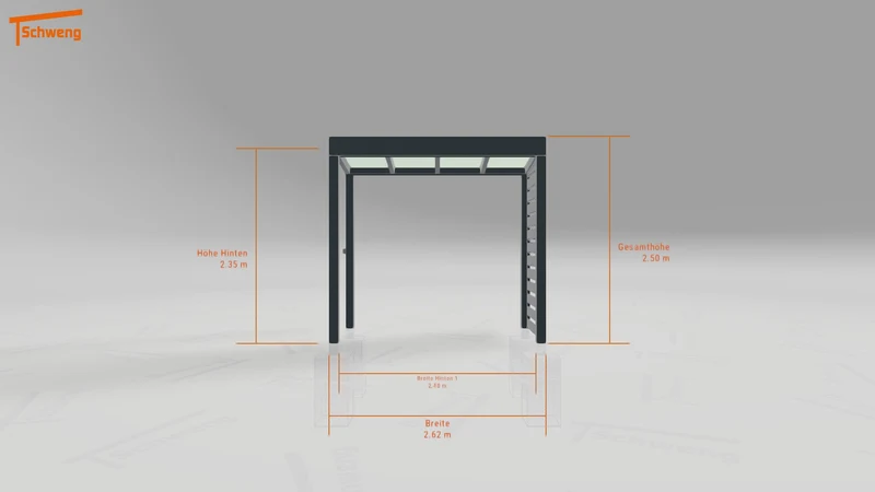 #DE Schweng Terrassenüberdachung S350 (ID 2q8r7g)