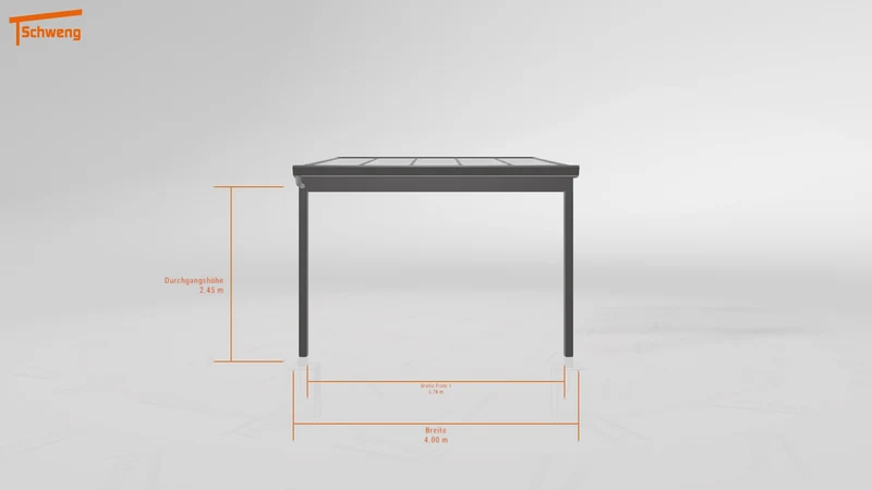 #DE Schweng Terrassenüberdachung S400 (ID qdvrmy)