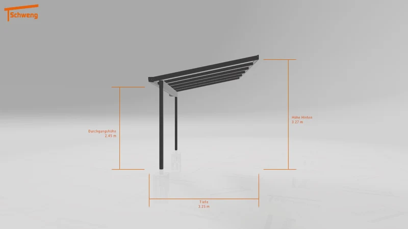 #DE Schweng Terrassenüberdachung S400 (ID qdvrmy)