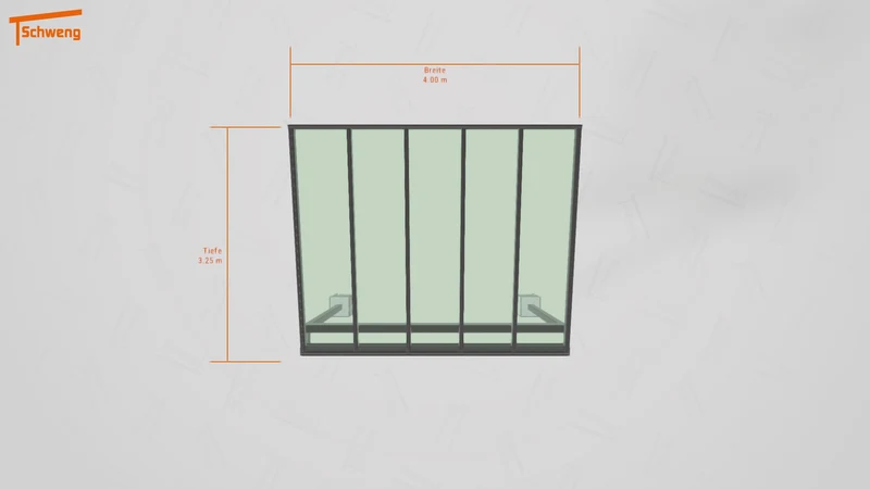 #DE Schweng Terrassenüberdachung S400 (ID qdvrmy)