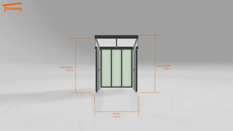 #DE Schweng Terrassenüberdachung S350 (ID zbwnz7)