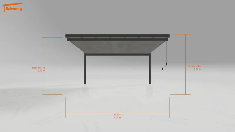 #DE Schweng Terrassenüberdachung S400 (ID pbpkr3)