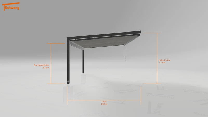 #DE Schweng Terrassenüberdachung S400 (ID pbpkr3)