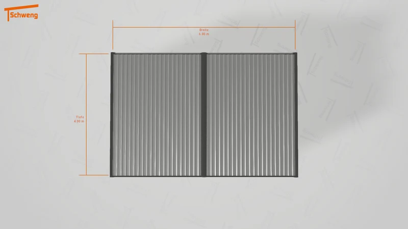 #DE Schweng Flachdachcarport C600 (ID 42v5xm) #MTG