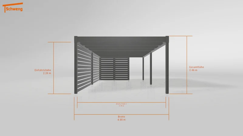 #DE Schweng Flachdachcarport C600 (ID rjryxm) #MTG