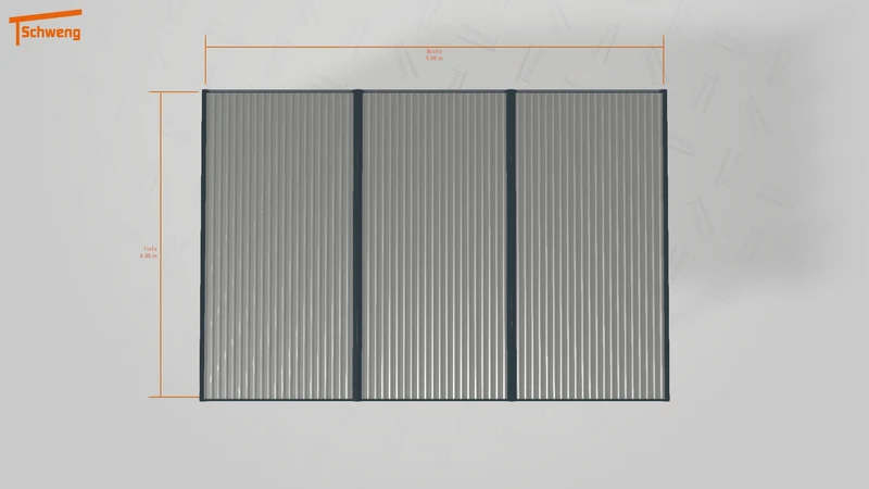 #DE Schweng Flachdachcarport C600+ (ID g7pdv2) #MTG