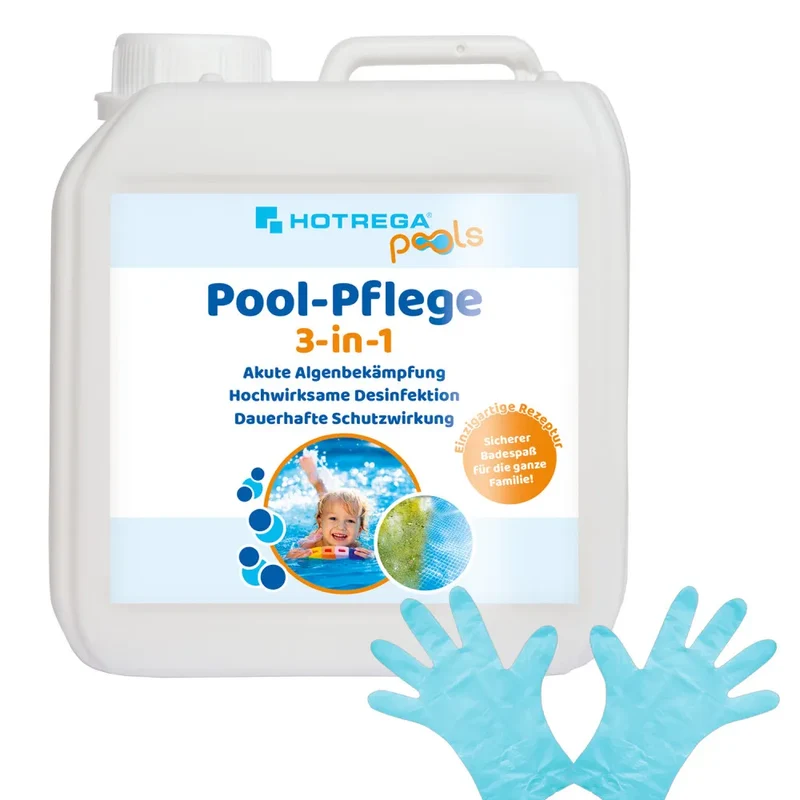 HOTREGA Pool-Pflege 3-in-1 – 2 Liter