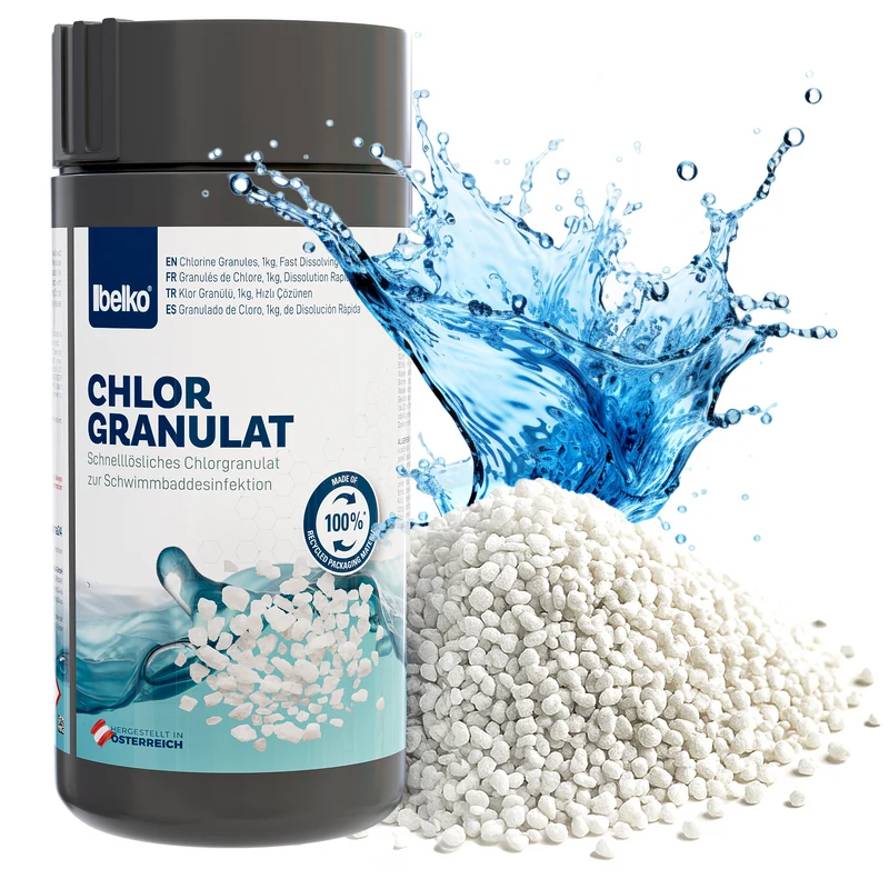 Belko® Chlorgranulat – Schnelllösliches Poolchlor für Pool & Whirlpool
