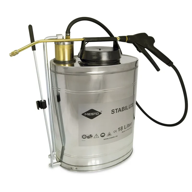 MESTO 3541G Edelstahl-Rückenspritze, 18 l