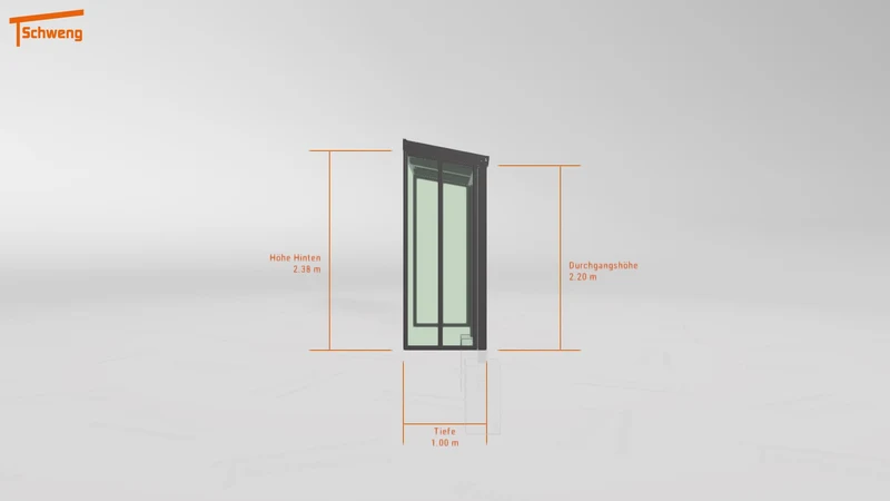 #DE Schweng Terrassenüberdachung S350 (ID 85pwkq)