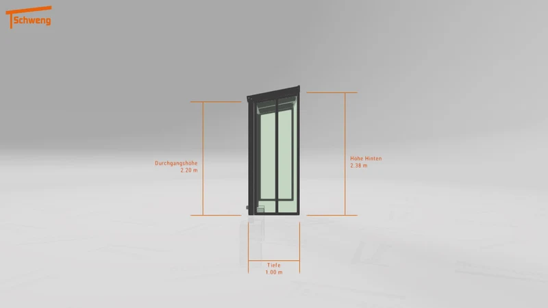 #DE Schweng Terrassenüberdachung S350 (ID 85pwkq)