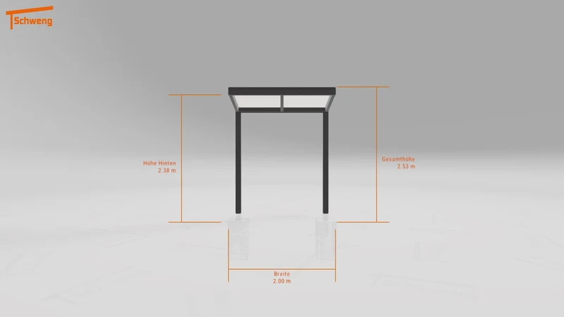 #DE Schweng Terrassenüberdachung S350 (ID 77b8np)