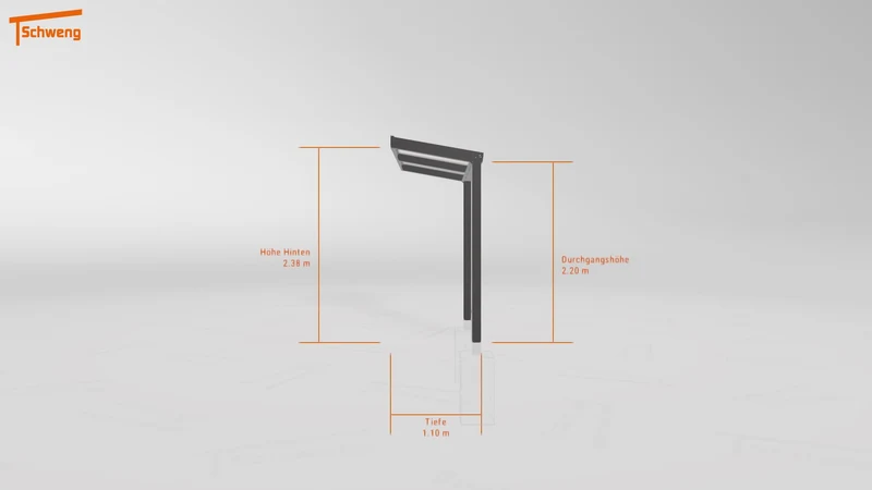 #DE Schweng Terrassenüberdachung S350 (ID 77b8np)