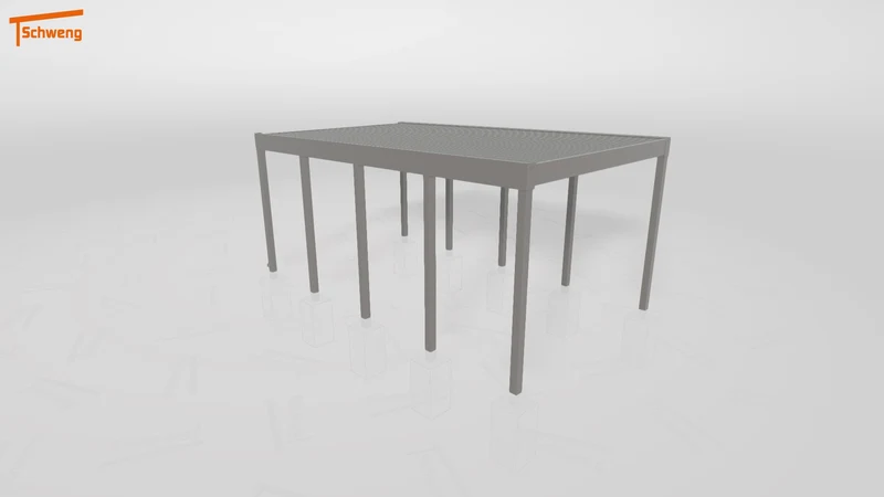 #DE Schweng Flachdachcarport C600 (ID 77b8vp) #MTG