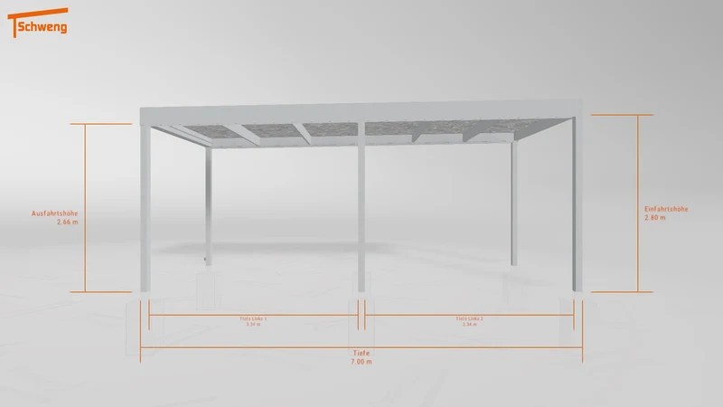#DE Schweng Flachdachcarport C600 (ID k2rvdj) #MTG