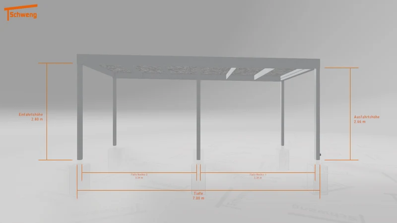 #DE Schweng Flachdachcarport C600 (ID k2rvdj) #MTG