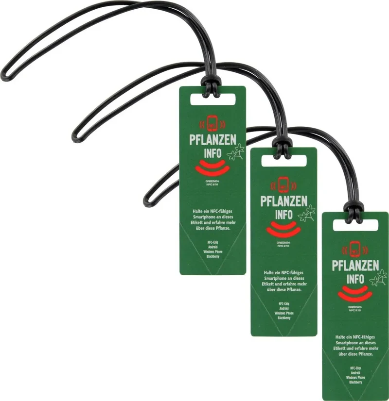 NFC-Pflanzenetiketten NTAG216 – Schilder, Anhänger oder Sticker