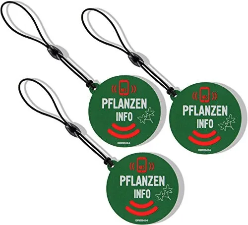 NFC-Pflanzenetiketten NTAG216 – Schilder, Anhänger oder Sticker