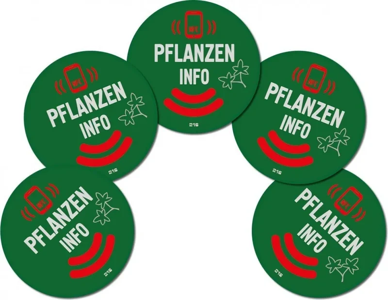 NFC-Pflanzenetiketten NTAG216 – Schilder, Anhänger oder Sticker