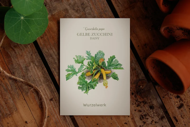 Gelbe Zucchini ‘Daisy‘
