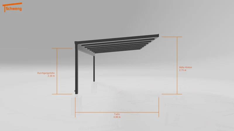 #AT Schweng Pultdachcarport S400 (ID mj2z95)