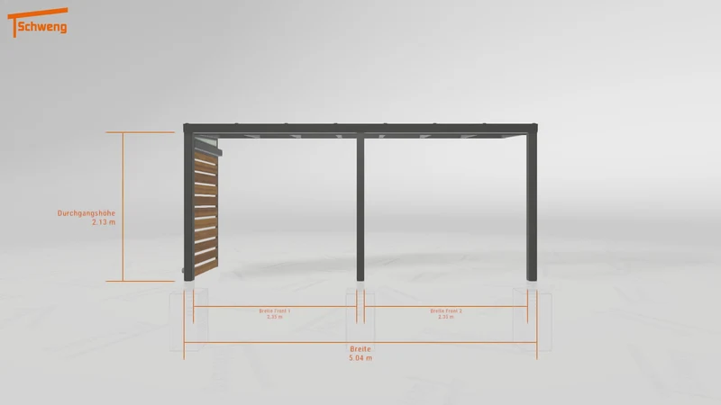 #DE Schweng Terrassenüberdachung S350 (ID dvnpny)