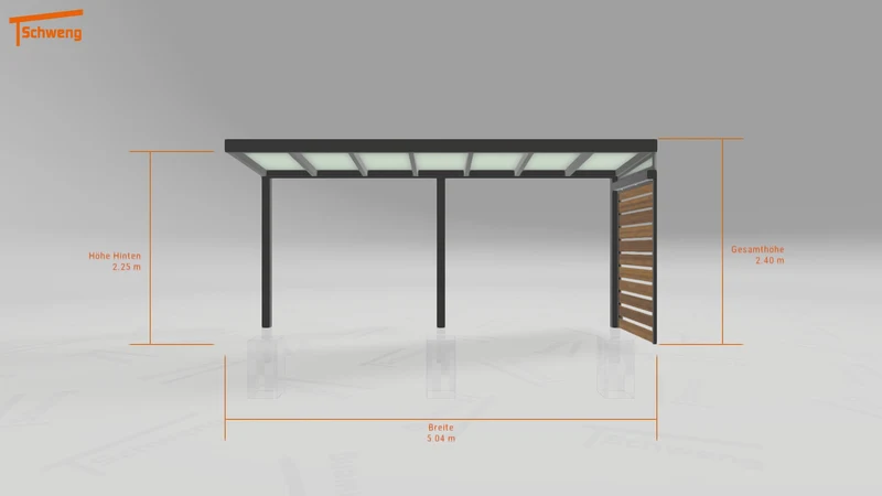 #DE Schweng Terrassenüberdachung S350 (ID dvnpny)